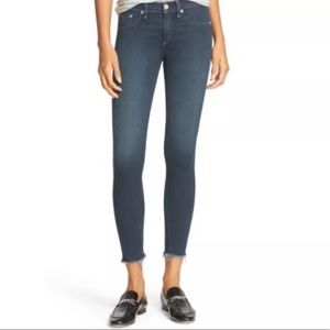 RAG & BONE HANFORD CAPRI JEANS - RAW HEM - SIZE 26